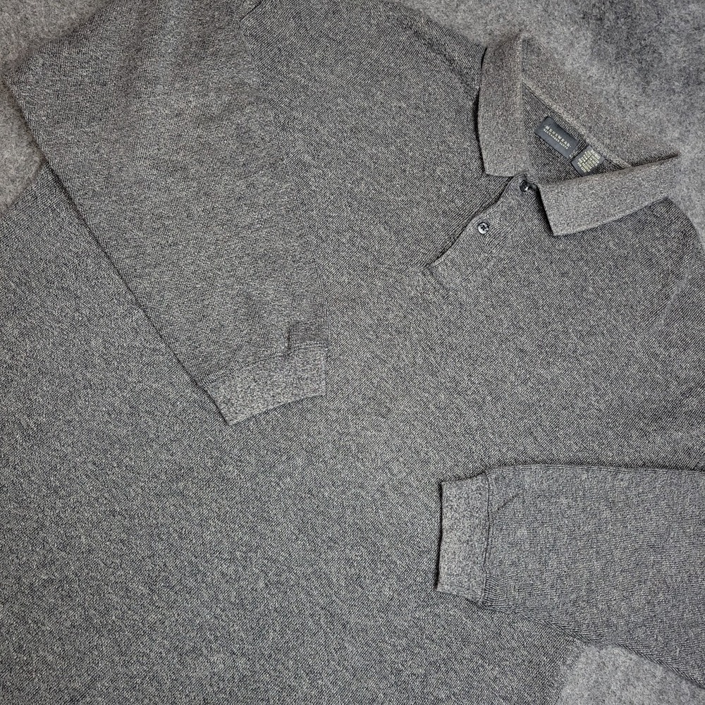 Menswear Alexander Lloyd Polo Mens 3XB‎ Gray Knitted Polo Preppy Old Money